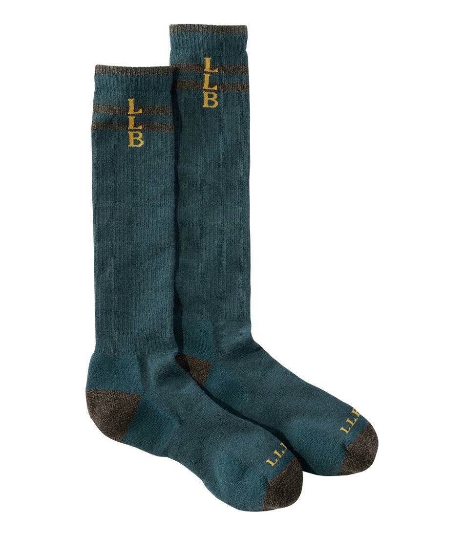Adults' Katahdin Over the Calf Hiker Socks, Mountain Stripe | L.L.Bean online