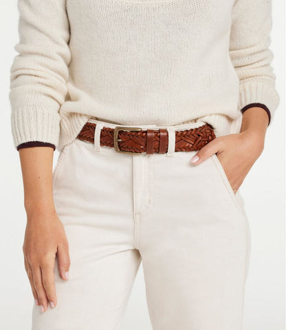 Women's Braided Leather Belt | L.L.Bean US