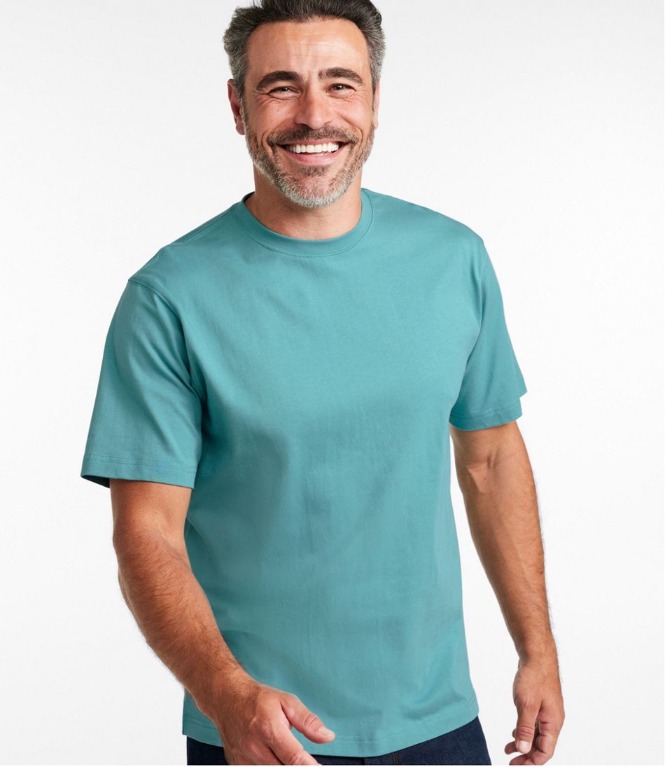 Men's Carefree Unshrinkable Tee, Traditional Fit Short-Sleeve | L.L.Bean US