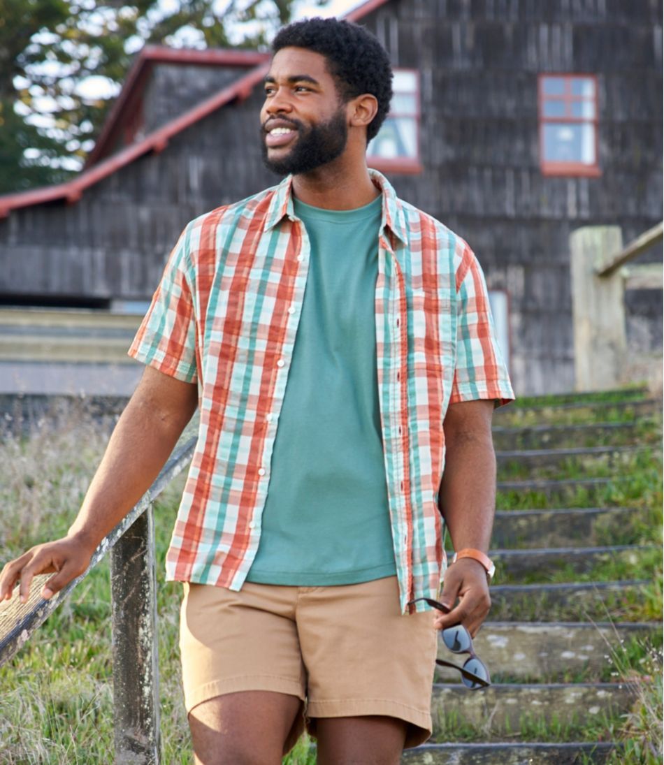 Men's Carefree Unshrinkable Tee, Traditional Fit Short-Sleeve | L.L.Bean US