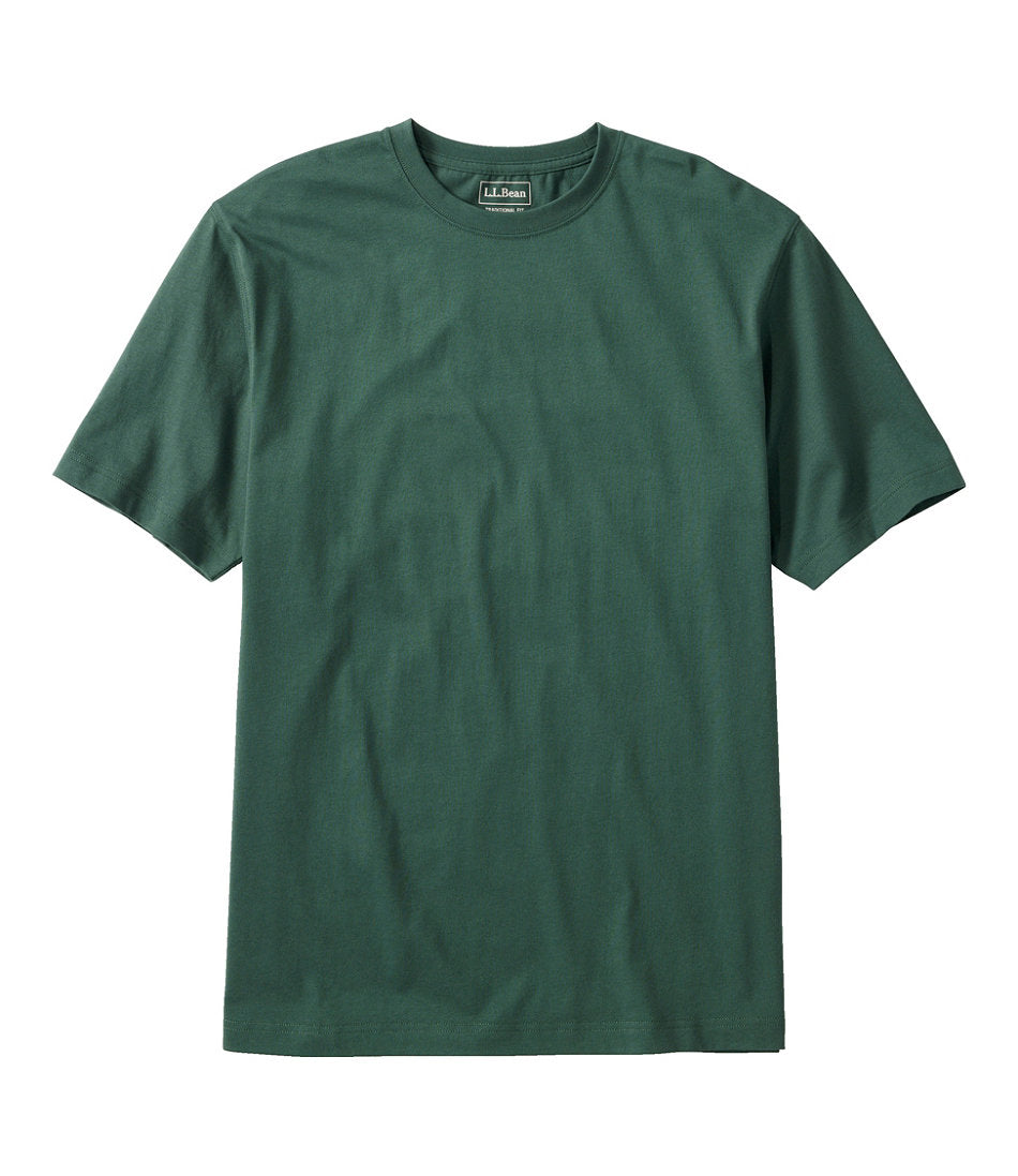 Men's Carefree Unshrinkable Tee, Traditional Fit Short-Sleeve | L.L.Bean US