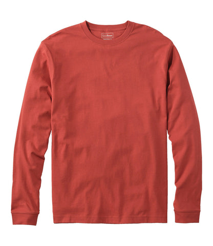 Men's Carefree Unshrinkable Tee, Traditional Fit, Long-Sleeve | L.L.Bean outlet