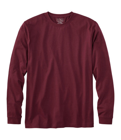 Men's Carefree Unshrinkable Tee, Traditional Fit, Long-Sleeve | L.L.Bean outlet