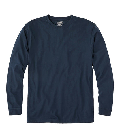 Men's Carefree Unshrinkable Tee, Traditional Fit, Long-Sleeve | L.L.Bean outlet
