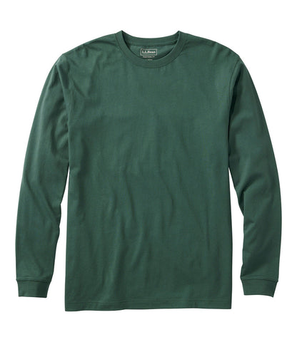 Men's Carefree Unshrinkable Tee, Traditional Fit, Long-Sleeve | L.L.Bean outlet