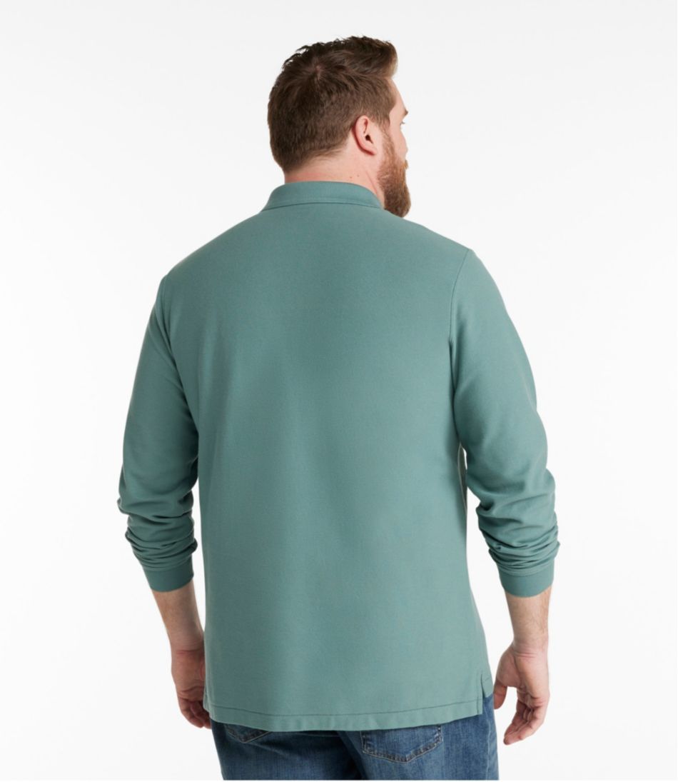 Men's Premium Double L® Polo, Long-Sleeve Without Pocket | L.L.Bean discount