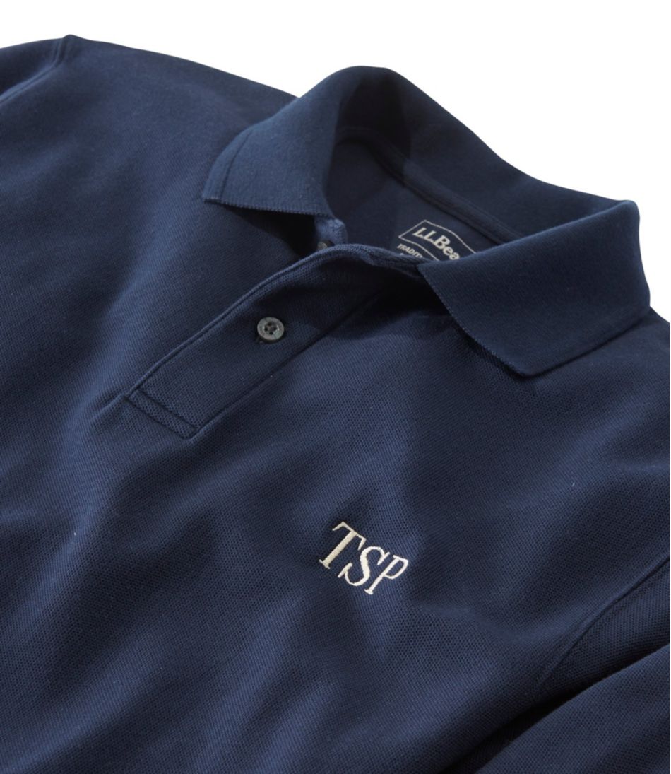 Men's Premium Double L® Polo, Long-Sleeve Without Pocket | L.L.Bean discount