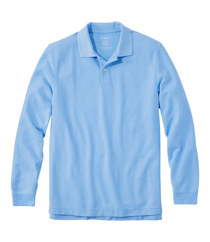 Men's Premium Double L® Polo, Long-Sleeve Without Pocket | L.L.Bean discount