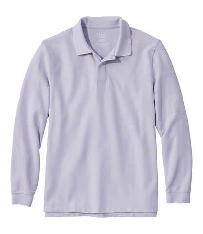 Men's Premium Double L® Polo, Long-Sleeve Without Pocket | L.L.Bean discount
