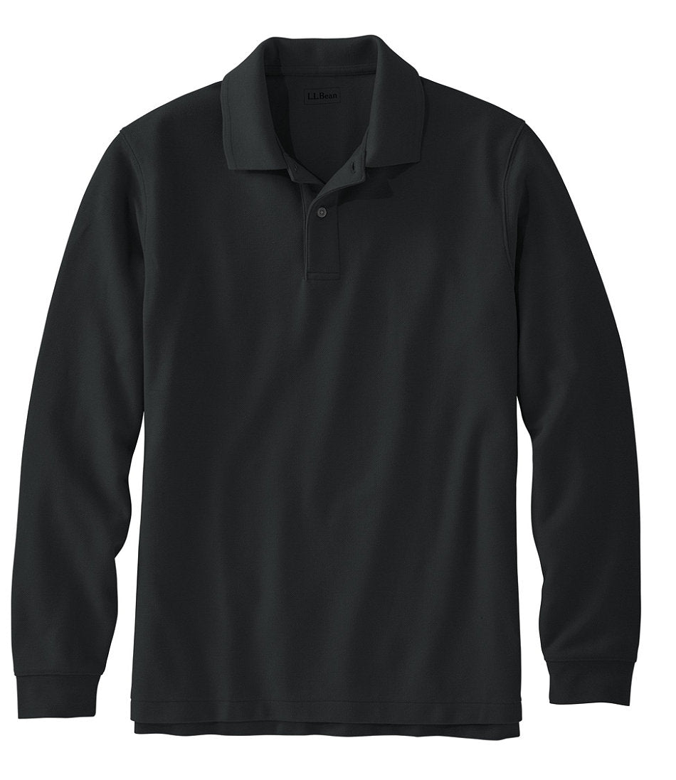 Men's Premium Double L® Polo, Long-Sleeve Without Pocket | L.L.Bean discount
