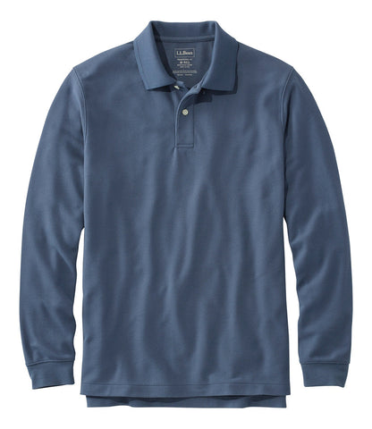 Men's Premium Double L® Polo, Long-Sleeve Without Pocket | L.L.Bean discount