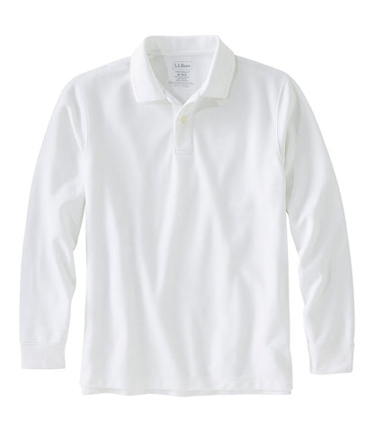 Men's Premium Double L® Polo, Long-Sleeve Without Pocket | L.L.Bean discount