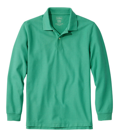 Men's Premium Double L® Polo, Long-Sleeve Without Pocket | L.L.Bean discount