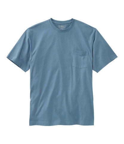 Men's Carefree Unshrinkable Tee with Pocket, Traditional Fit | L.L.Bean for sale