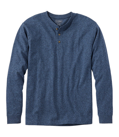 Men's Carefree Unshrinkable Tee, Traditional Fit, Long-Sleeve Henley | L.L.Bean on sale