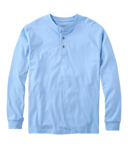 Men's Carefree Unshrinkable Tee, Traditional Fit, Long-Sleeve Henley | L.L.Bean on sale