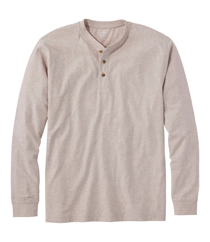 Men's Carefree Unshrinkable Tee, Traditional Fit, Long-Sleeve Henley | L.L.Bean on sale