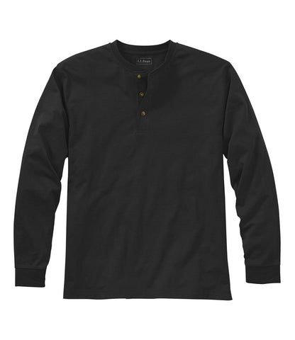 Men's Carefree Unshrinkable Tee, Traditional Fit, Long-Sleeve Henley | L.L.Bean on sale