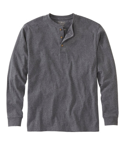 Men's Carefree Unshrinkable Tee, Traditional Fit, Long-Sleeve Henley | L.L.Bean on sale