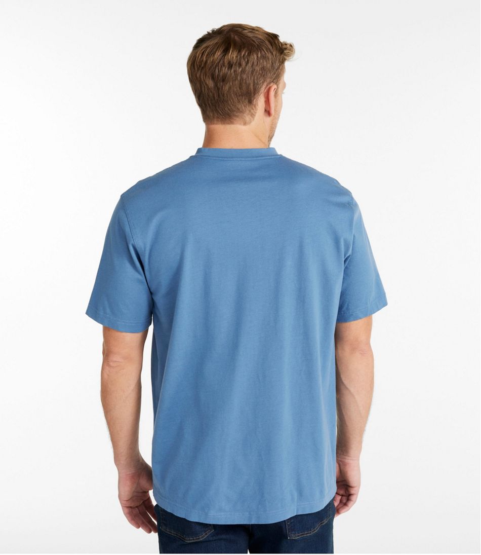 Men's Carefree Unshrinkable Tee, Traditional Fit, Henley | L.L.Bean discount
