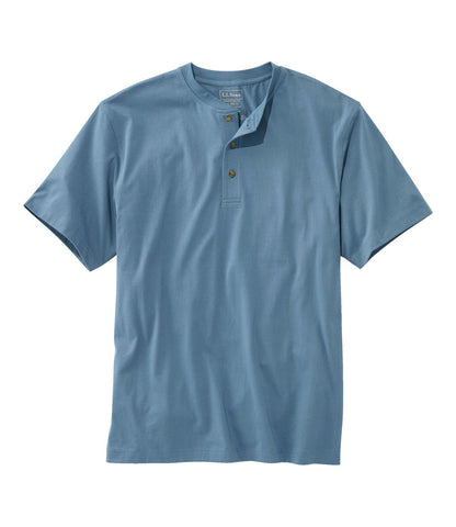 Men's Carefree Unshrinkable Tee, Traditional Fit, Henley | L.L.Bean discount