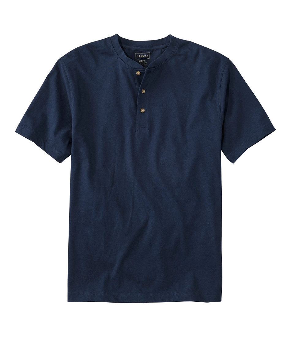 Men's Carefree Unshrinkable Tee, Traditional Fit, Henley | L.L.Bean discount