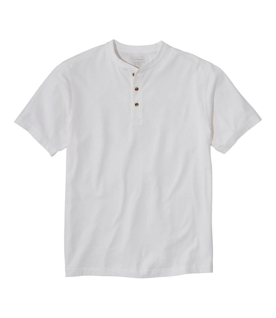 Men's Carefree Unshrinkable Tee, Traditional Fit, Henley | L.L.Bean discount