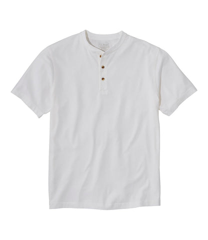 Men's Carefree Unshrinkable Tee, Traditional Fit, Henley | L.L.Bean discount