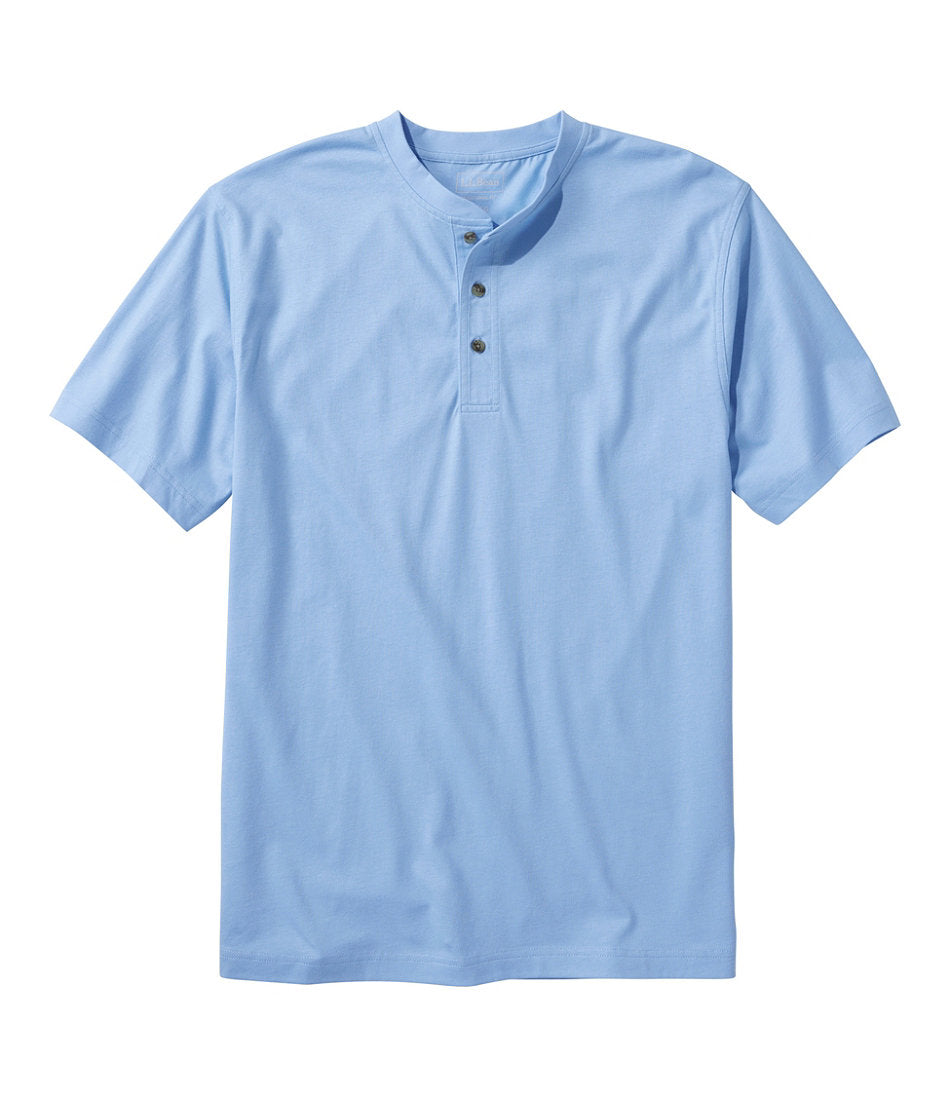 Men's Carefree Unshrinkable Tee, Traditional Fit, Henley | L.L.Bean discount