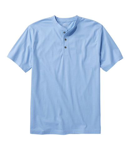 Men's Carefree Unshrinkable Tee, Traditional Fit, Henley | L.L.Bean discount