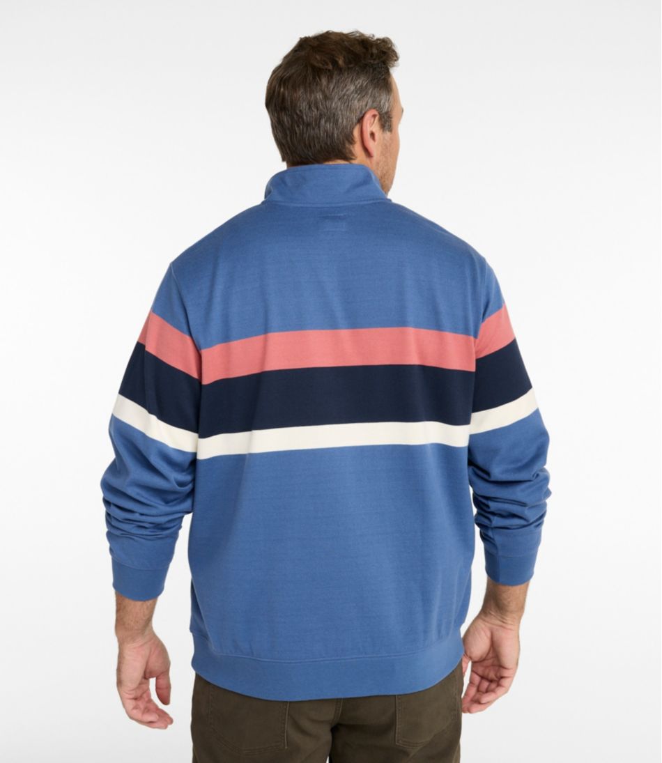 Men's Bean's Vintage Soft Rugby, Mockneck, Chest Stripe | L.L.Bean US