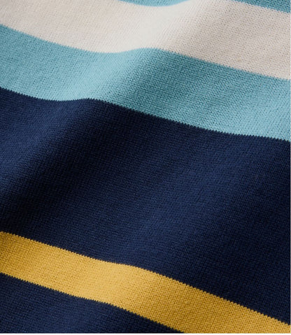 Men's Bean's Vintage Soft Rugby, Mockneck, Chest Stripe | L.L.Bean US