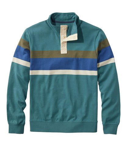 Men's Bean's Vintage Soft Rugby, Mockneck, Chest Stripe | L.L.Bean US