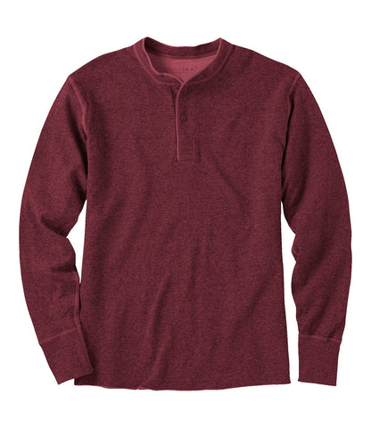 Men's Two-Layer River Driver's Shirt®, Traditional Fit Henley | L.L.Bean outlet