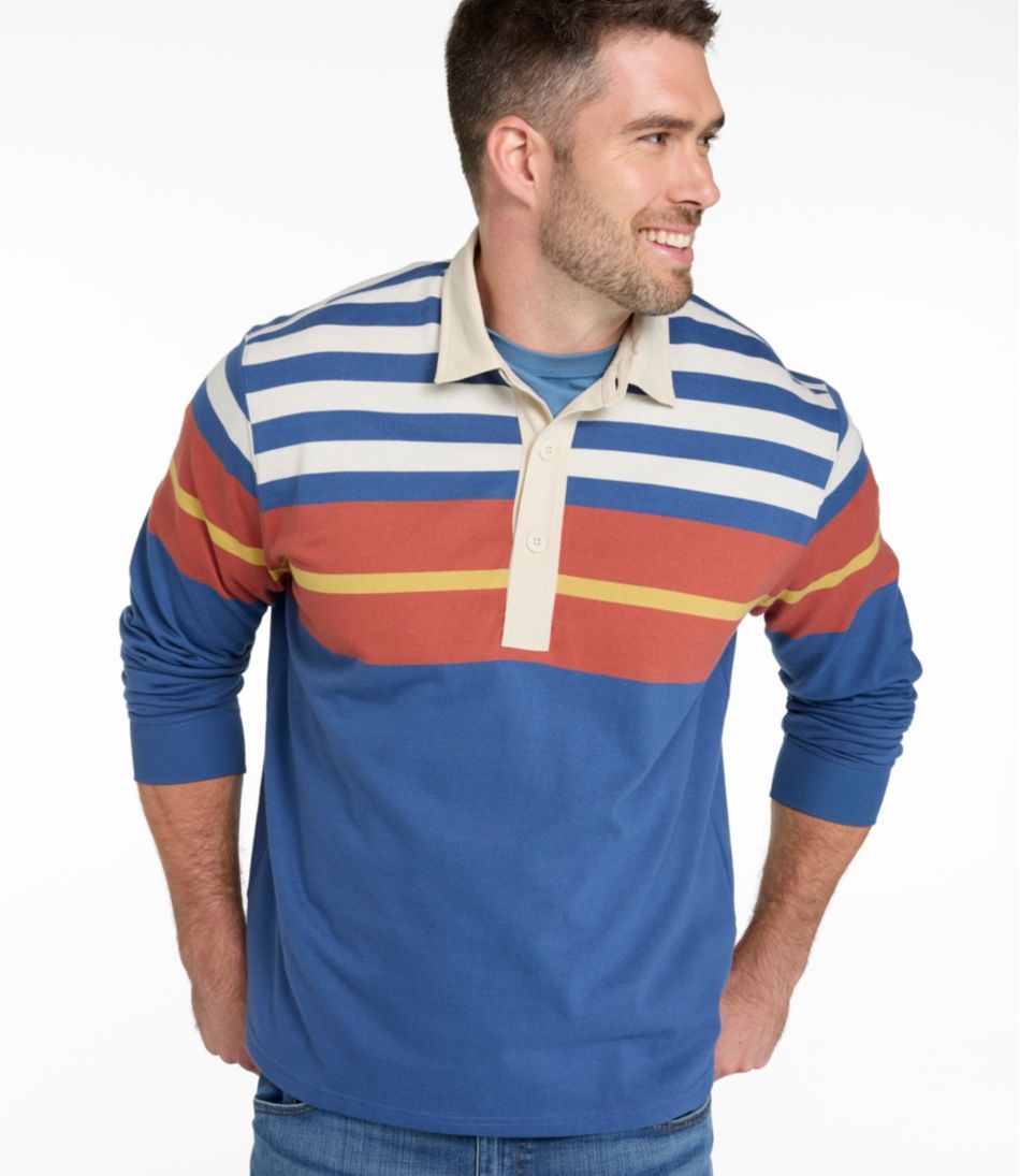 Men's Bean's Vintage Soft Rugby, Chest Stripe | L.L.Bean discount
