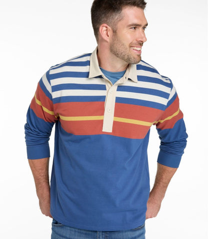 Men's Bean's Vintage Soft Rugby, Chest Stripe | L.L.Bean discount