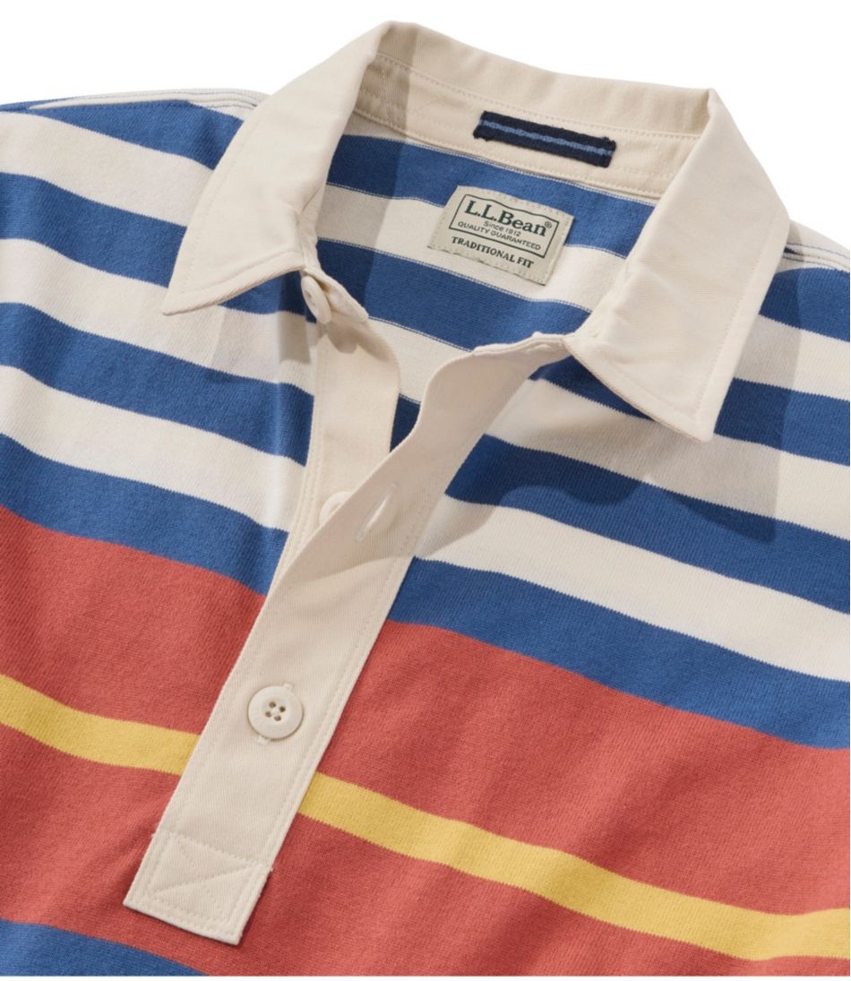 Men's Bean's Vintage Soft Rugby, Chest Stripe | L.L.Bean discount