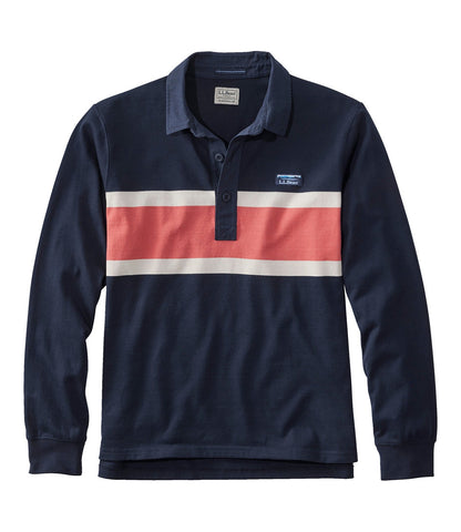 Men's Bean's Vintage Soft Rugby, Chest Stripe | L.L.Bean discount