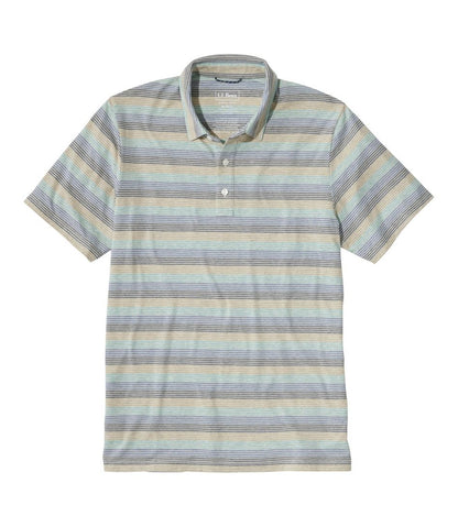 Men's Comfort Stretch Performance® Pima Polo, Short-Sleeve, Stripe | L.L.Bean discount