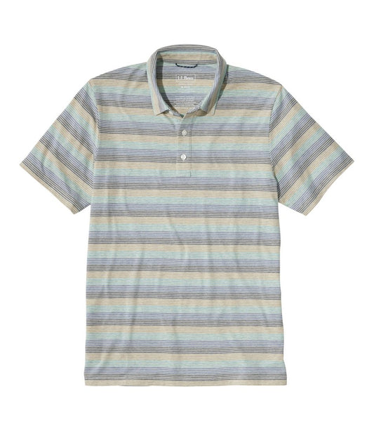 Men's Comfort Stretch Performance® Pima Polo, Short-Sleeve, Stripe | L.L.Bean discount