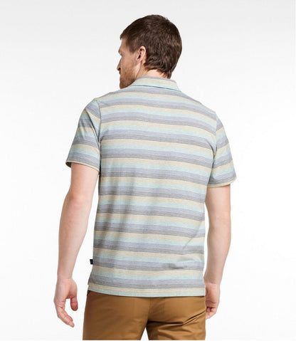 Men's Comfort Stretch Performance® Pima Polo, Short-Sleeve, Stripe | L.L.Bean discount