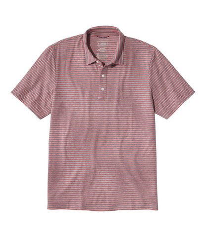 Men's Comfort Stretch Performance® Pima Polo, Short-Sleeve, Stripe | L.L.Bean discount