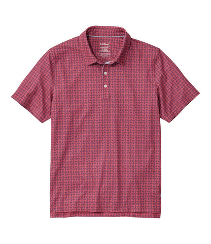 Men's Comfort Stretch Performance® Party Polo, Slightly Fitted, Short-Sleeve, Print | L.L.Bean for sale