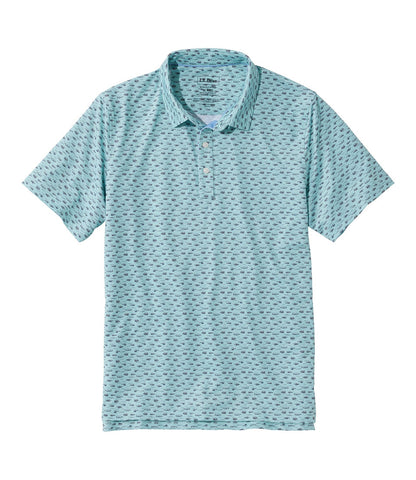 Men's Comfort Stretch Performance® Party Polo, Slightly Fitted, Short-Sleeve, Print | L.L.Bean for sale
