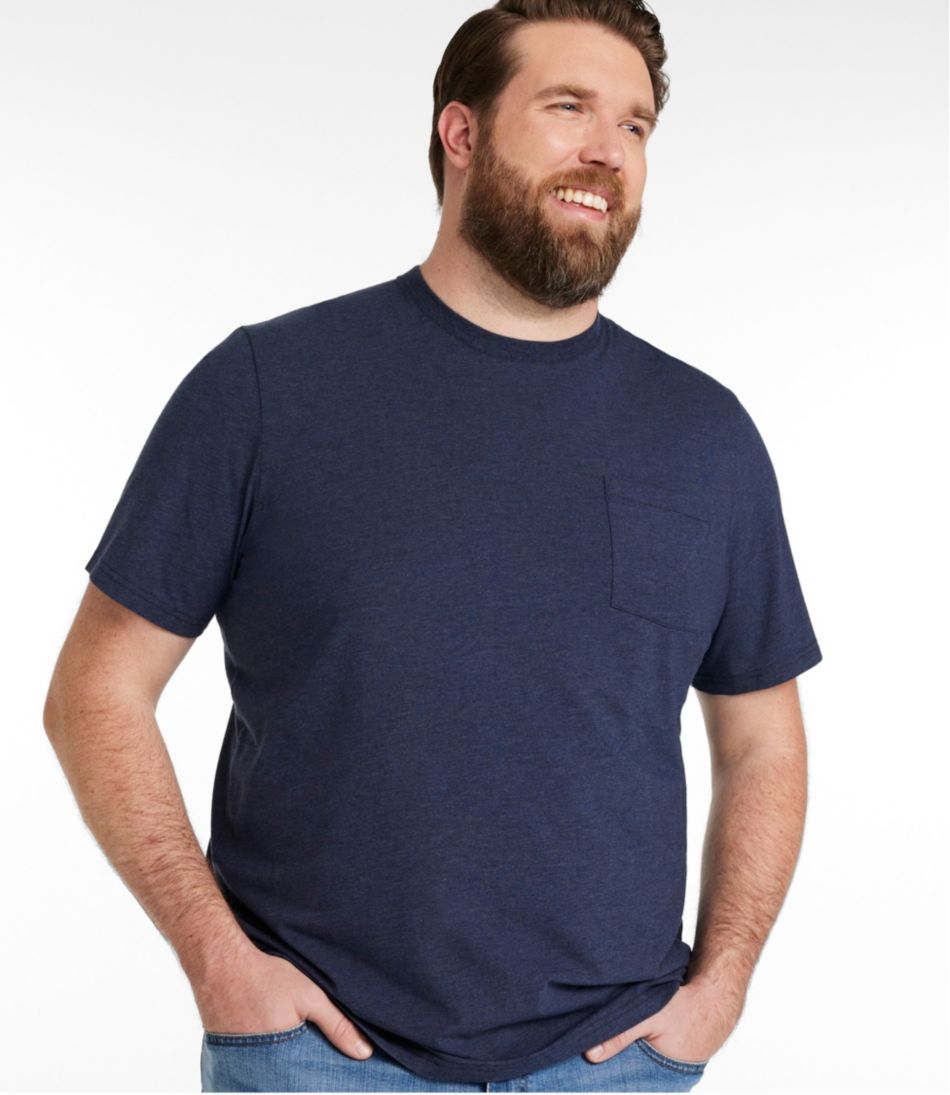 Men's Comfort Stretch Performance® Pima Pocket Tee, Short-Sleeve | L.L.Bean online