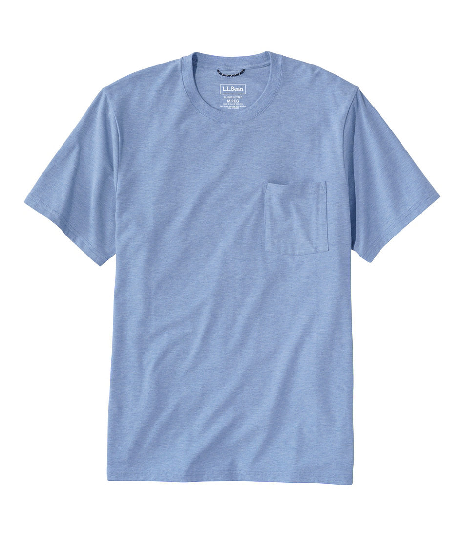 Men's Comfort Stretch Performance® Pima Pocket Tee, Short-Sleeve | L.L.Bean online