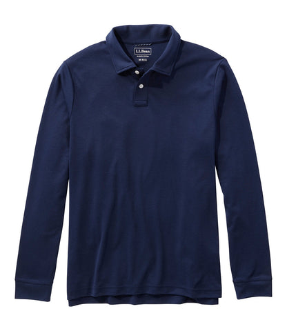 Men's Comfort Stretch Performance® Polo, Long-Sleeve, Slightly Fitted | L.L.Bean sale