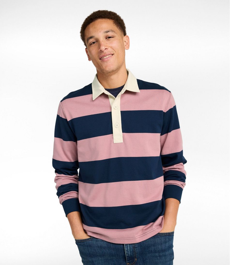 Men's Bean's Vintage Soft Rugby, Stripe | L.L.Bean online
