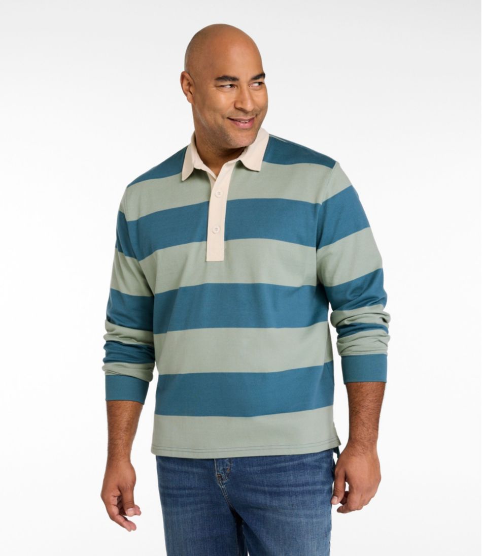 Men's Bean's Vintage Soft Rugby, Stripe | L.L.Bean online