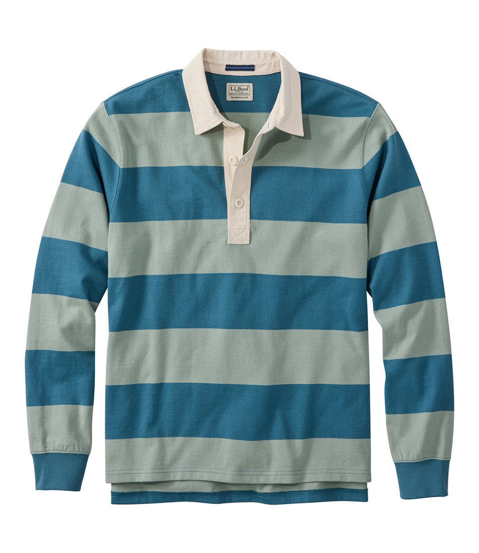 Men's Bean's Vintage Soft Rugby, Stripe | L.L.Bean online